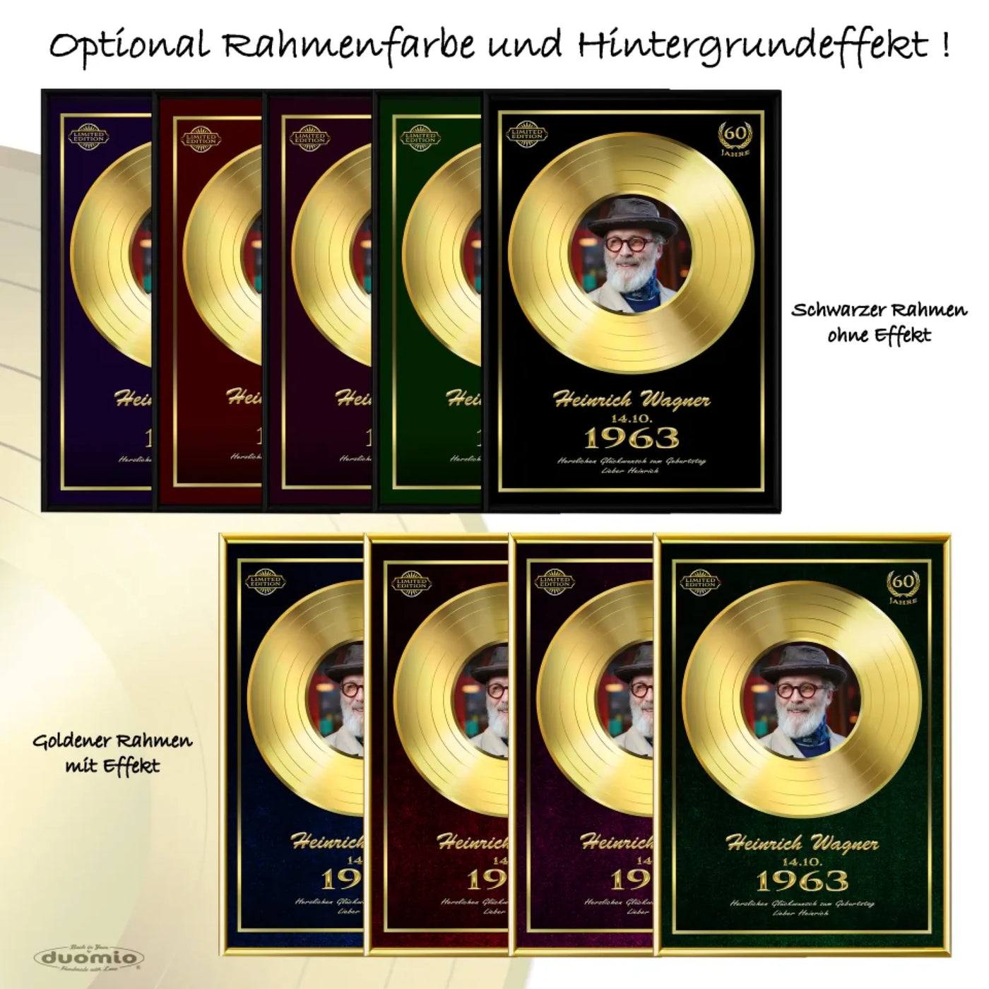 Verscheiden Hintergrund + Rahmenfarbe Kopie